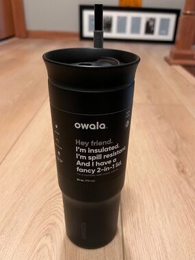 Owala Insulated Travel Tumbler - Black 24oz